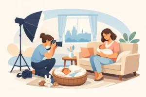 Newborn focení Praha v pohodlí vašeho domova