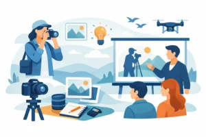 Fotografické workshopy průvodce pro začátečníky